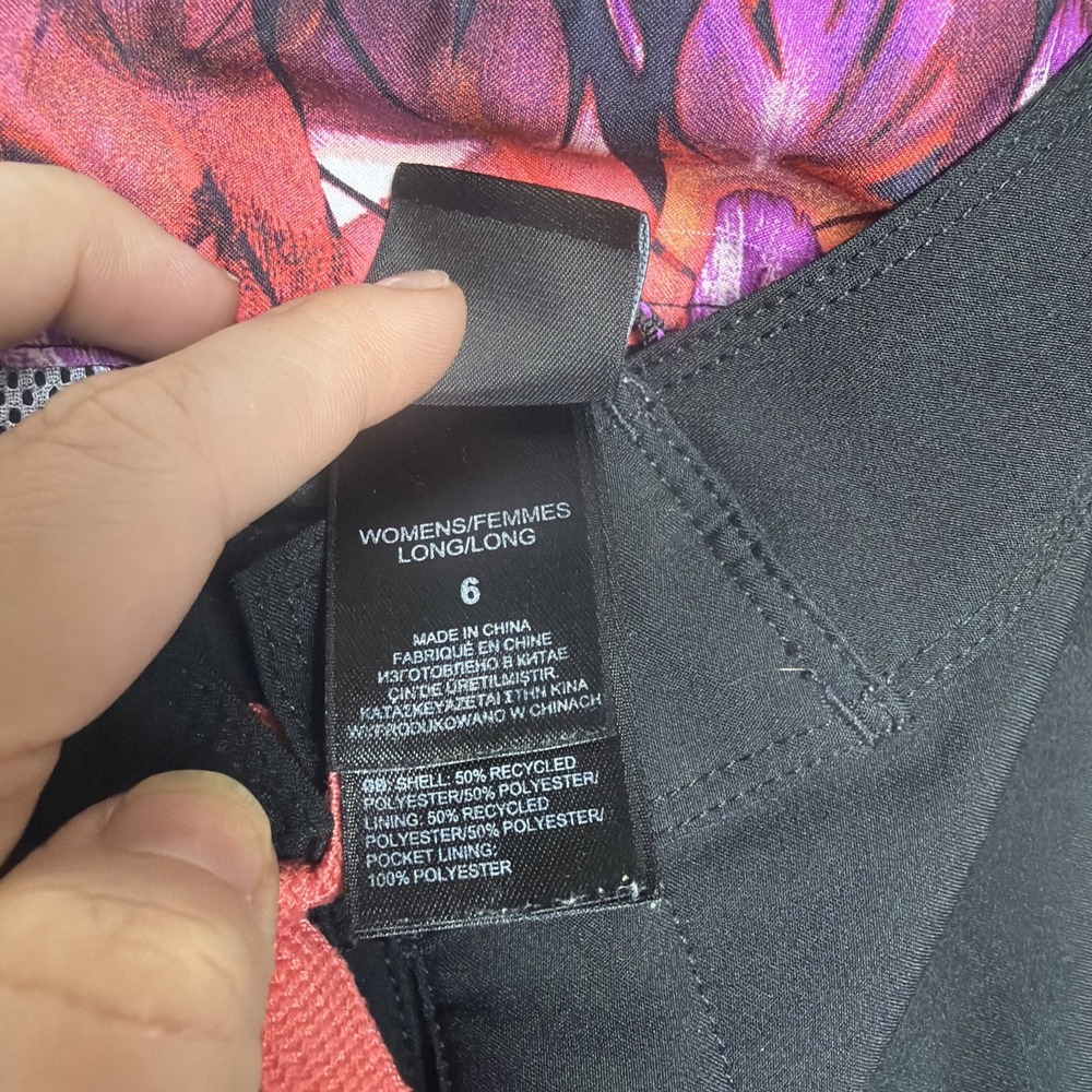 The North Face Women's Solid Swim Shorts Size 6 Black/Orange Drawstring Mesh - Picture 2 of 5